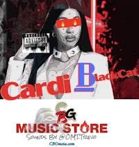 cardi black cat - music store